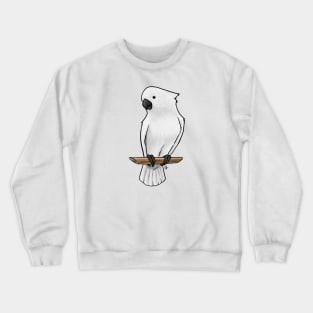 Bird - Umbrella Cockatoo - Crest Down Crewneck Sweatshirt